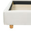 Upholstered Platform Bed Frame With Thick Headboard