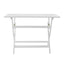 Blissique - Outdoor Foldable Wood Dining Table With Slat Design