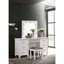 Charlotte - 7 Drawer Vanity Desk With LED Mirror - White