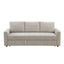 Leira - Linen Pull Out Sleeper Sofa - Beige