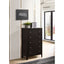Payton - 5 Drawer - Cappuccino