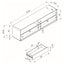 Cordova - 2 Drawer TV Stand - Gloss White