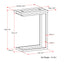Skyler - C Side Handcrafted Table