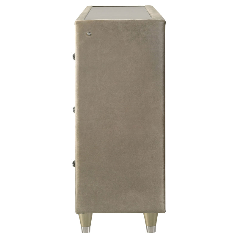 Mika - 8 Drawer LED Fireplace Dresser