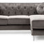 Soft y Micro Suede Sofa Chaise