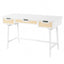 Writing Desk With 3 Drawers For Living Room