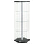 Tenley - 4 Shelf Curio Cabinet With Hexagonal Design