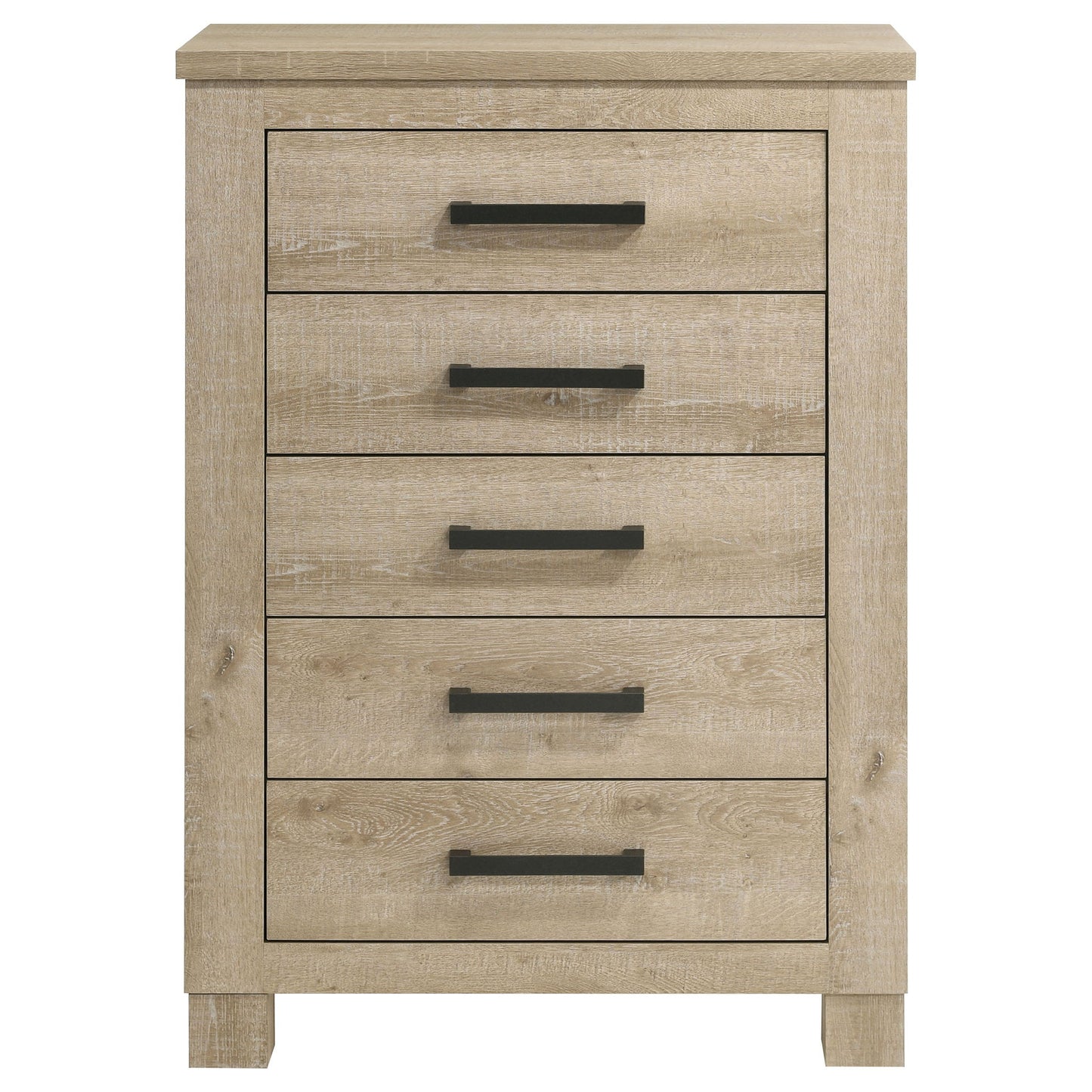 Sansome - 5 Drawer Bedroom Chest - Oak