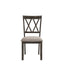Claudia II - Weathered 7 Pieces Dining Room Set - Gray