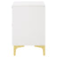 Karena - 2 Drawer Rectangular Nightstand - White