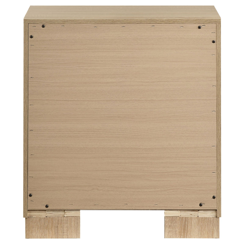 Merritt - 2 Drawer Nightstand - Light Oak