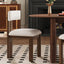 7 Piece Dining Set With Upholstered Armless Chairs And Table