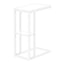 Accent Table, C - Shaped, Marble Look Contemporary & Modern Convenient Design
