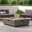 Modern Square Fire Pit With 50, 000 Btu
