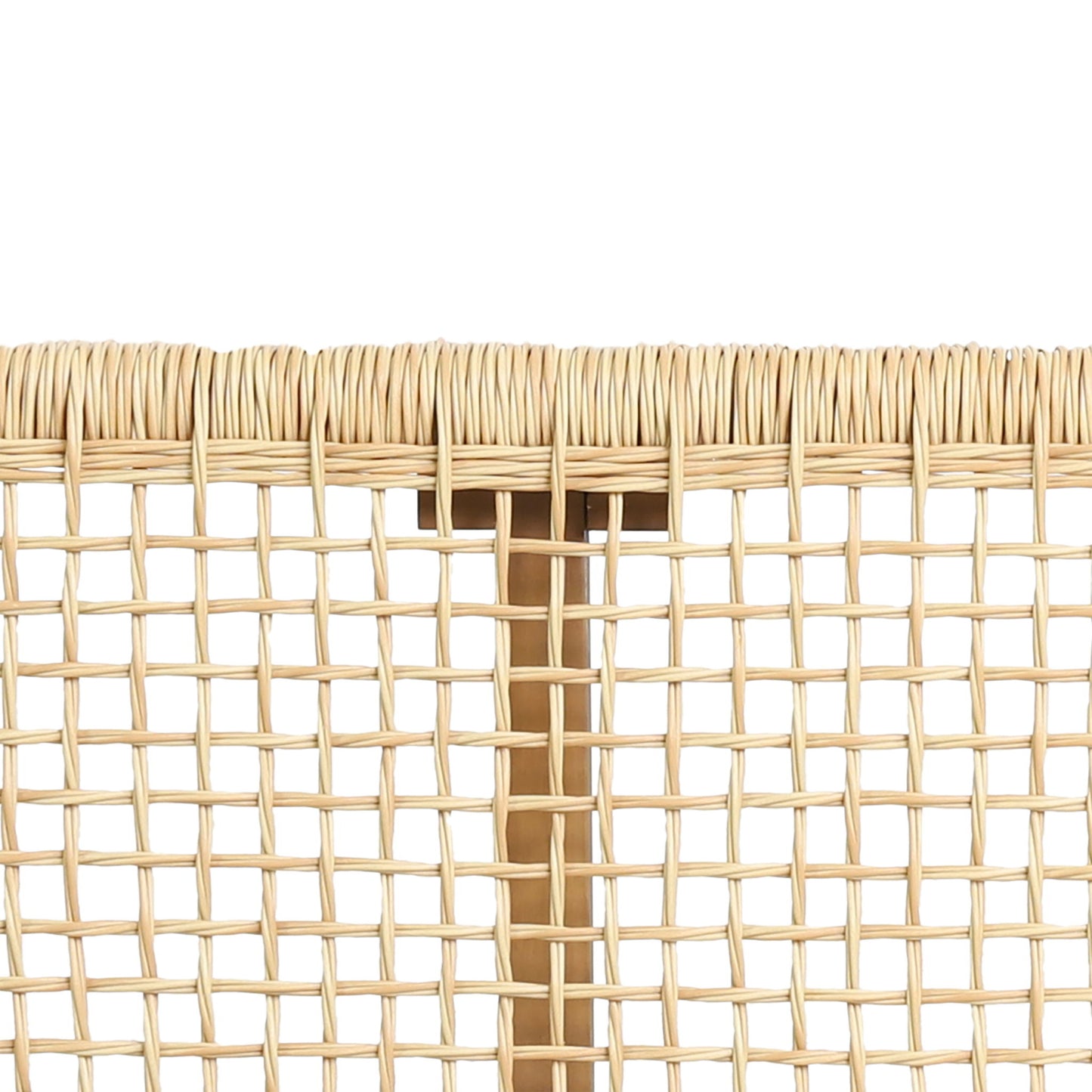 Angie - Bench Outdoor Seating Acacia Wood Faux Rattan - Teak