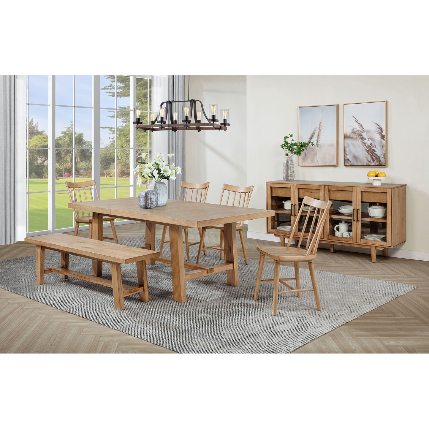 Carlos - Windsor Style Dining Side Chair (Set of 2)