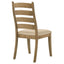 Sammy - Dining Side Chair (Set of 2) - Brown / Beige