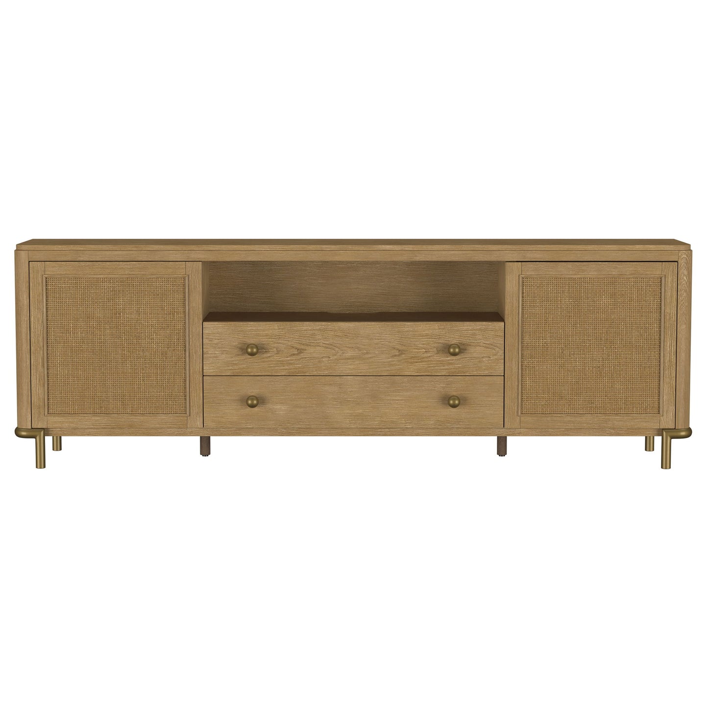 Benson - 2 Door TV Stand With Dual Drawers