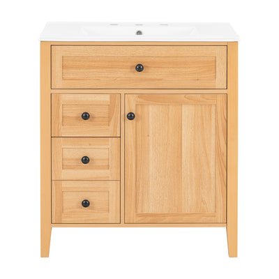 Bathroom Vanity With Sink, Soft Closing Cabinet