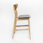 Retro Modern Counter Height Chair Set With Cushioned Seats