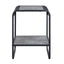 Raziela - End Table With Storage - Black / Gray