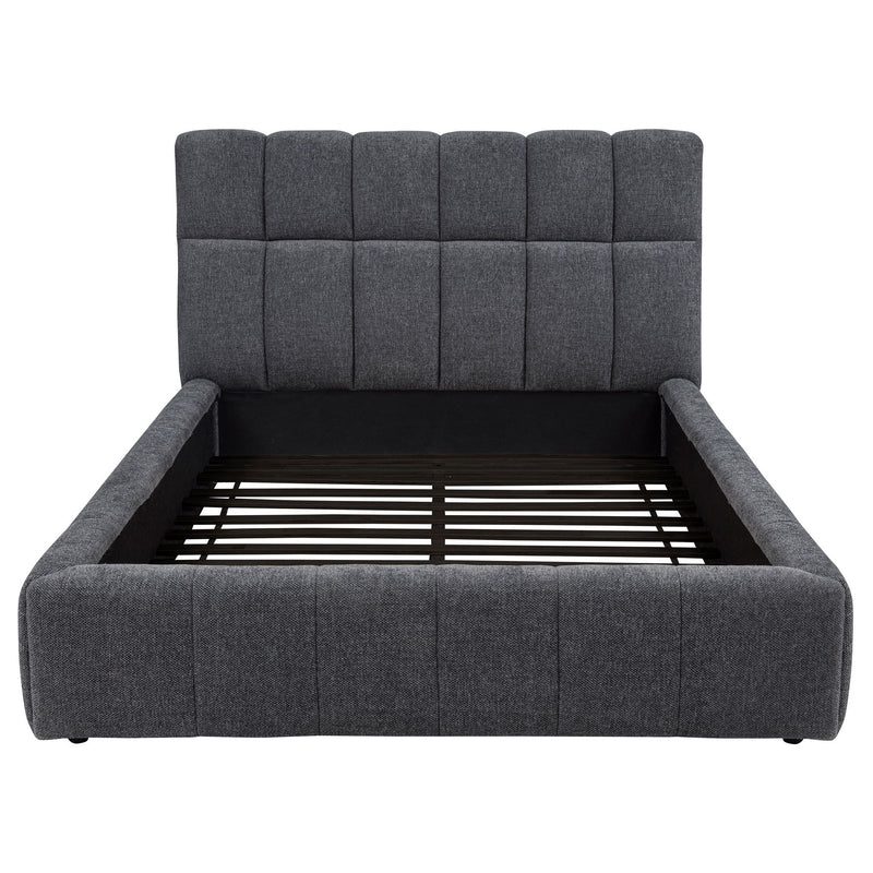 Branson - Platform Bed With Tufted Headboard