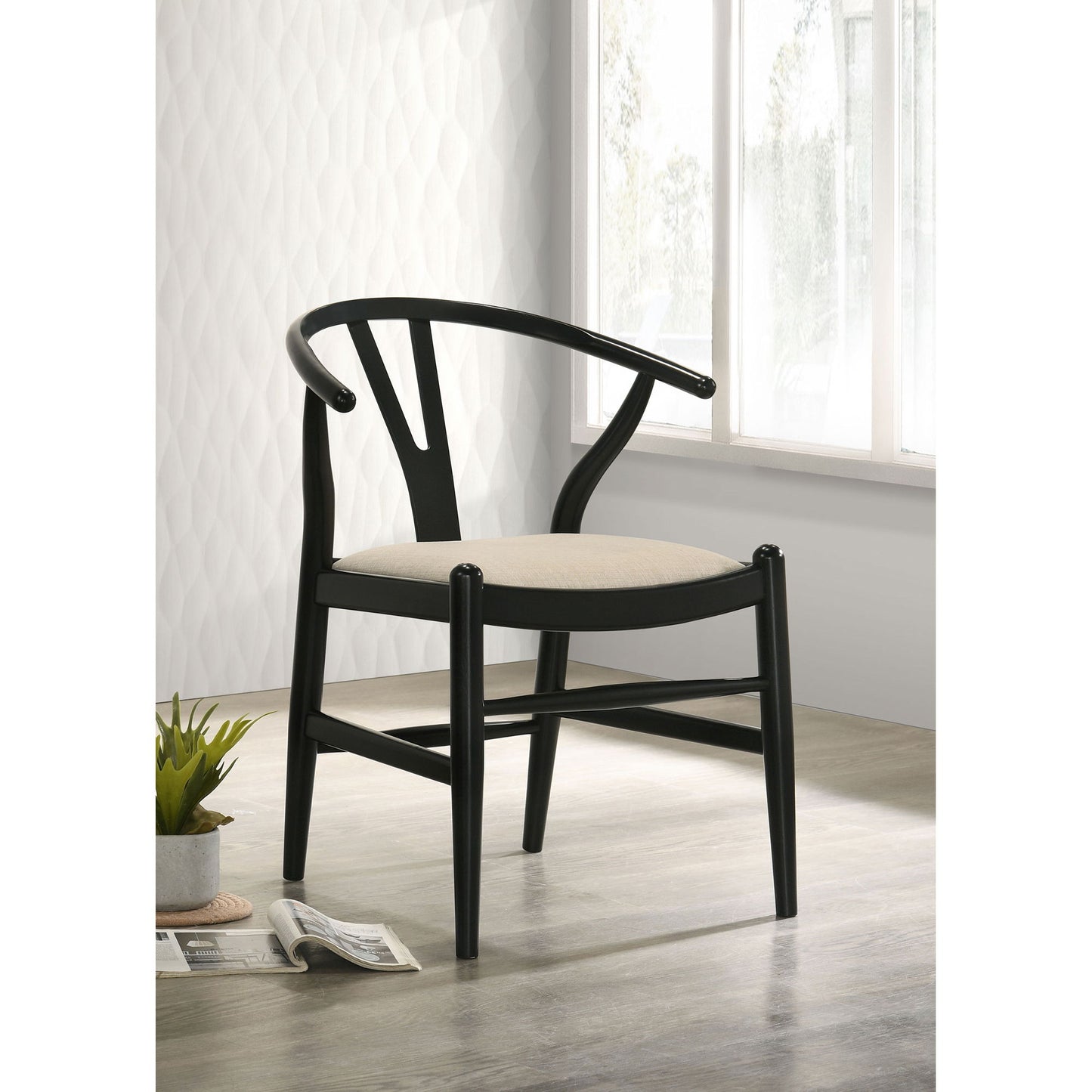Camerota - Dining Side Chair (Set of 2) - Black