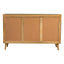 Austin - 3 Door Accent Cabinet With Tapered Legs - Natural