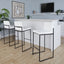 Fuji - Contemporary High Back Barstool Elegant Design