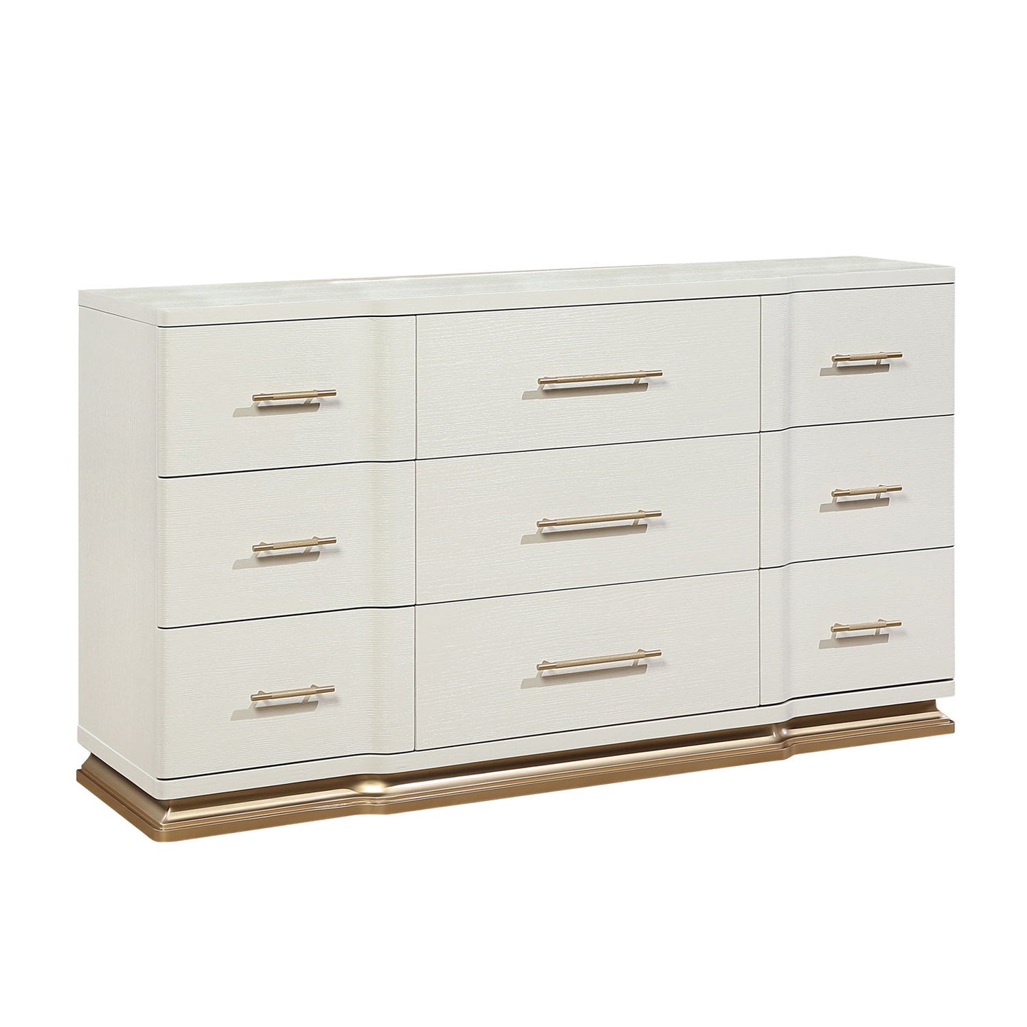 Lexington - 9 Drawer Dresser - Beige