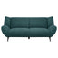 Logan - Flared Arm Sofa Sofa - Teal Blue