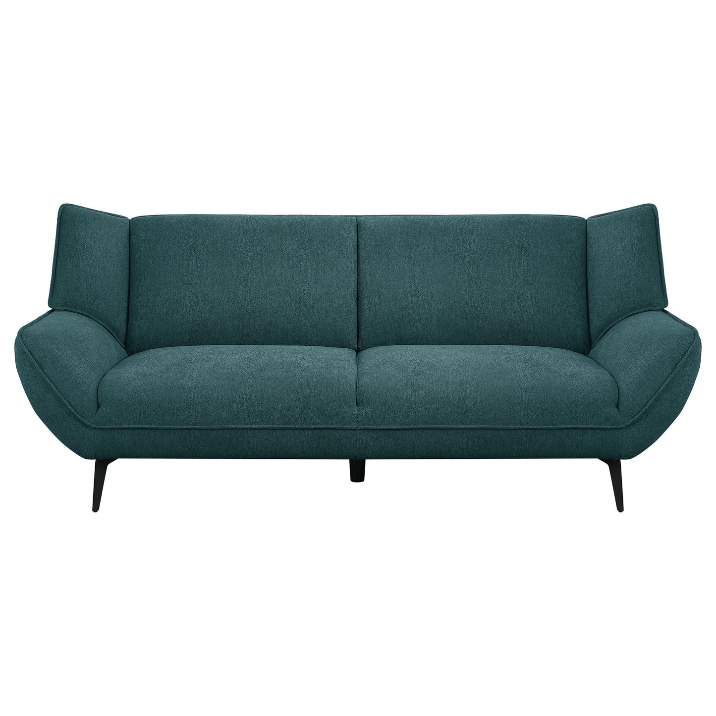 Logan - Flared Arm Sofa Sofa - Teal Blue