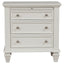 Cortina - 4 Piece Queen Bedroom Set With Ornate Panels And Storage - Cream White