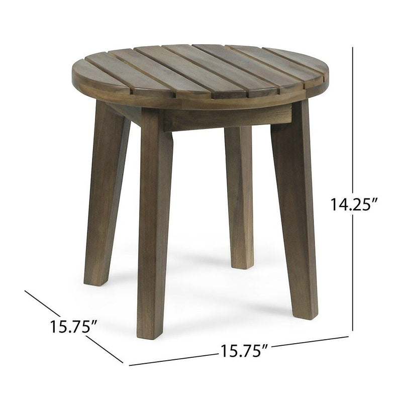 Juego de muebles de jardín de 3 piezas de cuerda trenzada para exterior