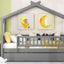 Creativity House Bed With Twin Size Trundle