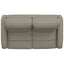 Manual Reclining Loveseat With Dual Seating Support For Living Room