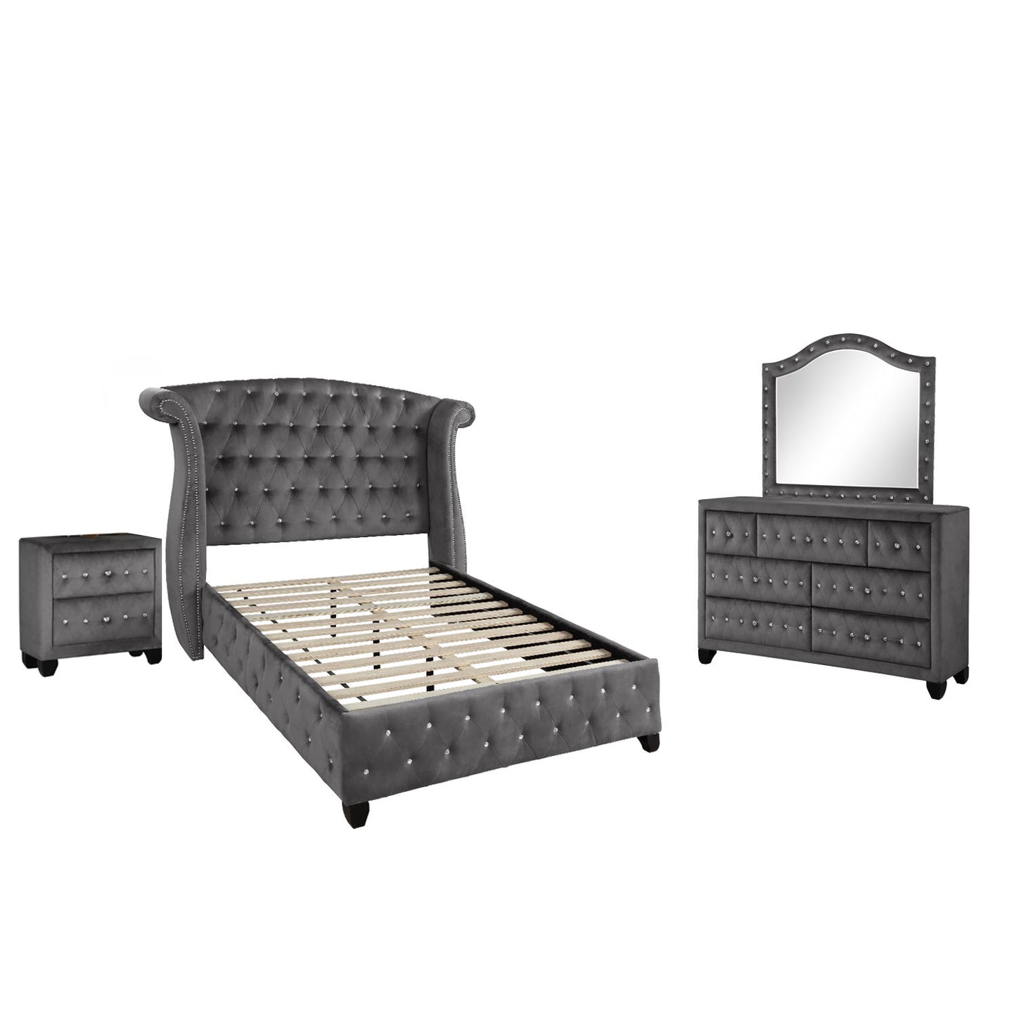 Sophia - Upholstered Bedroom Set