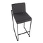 Fuji - Contemporary High Back Barstool Elegant Design