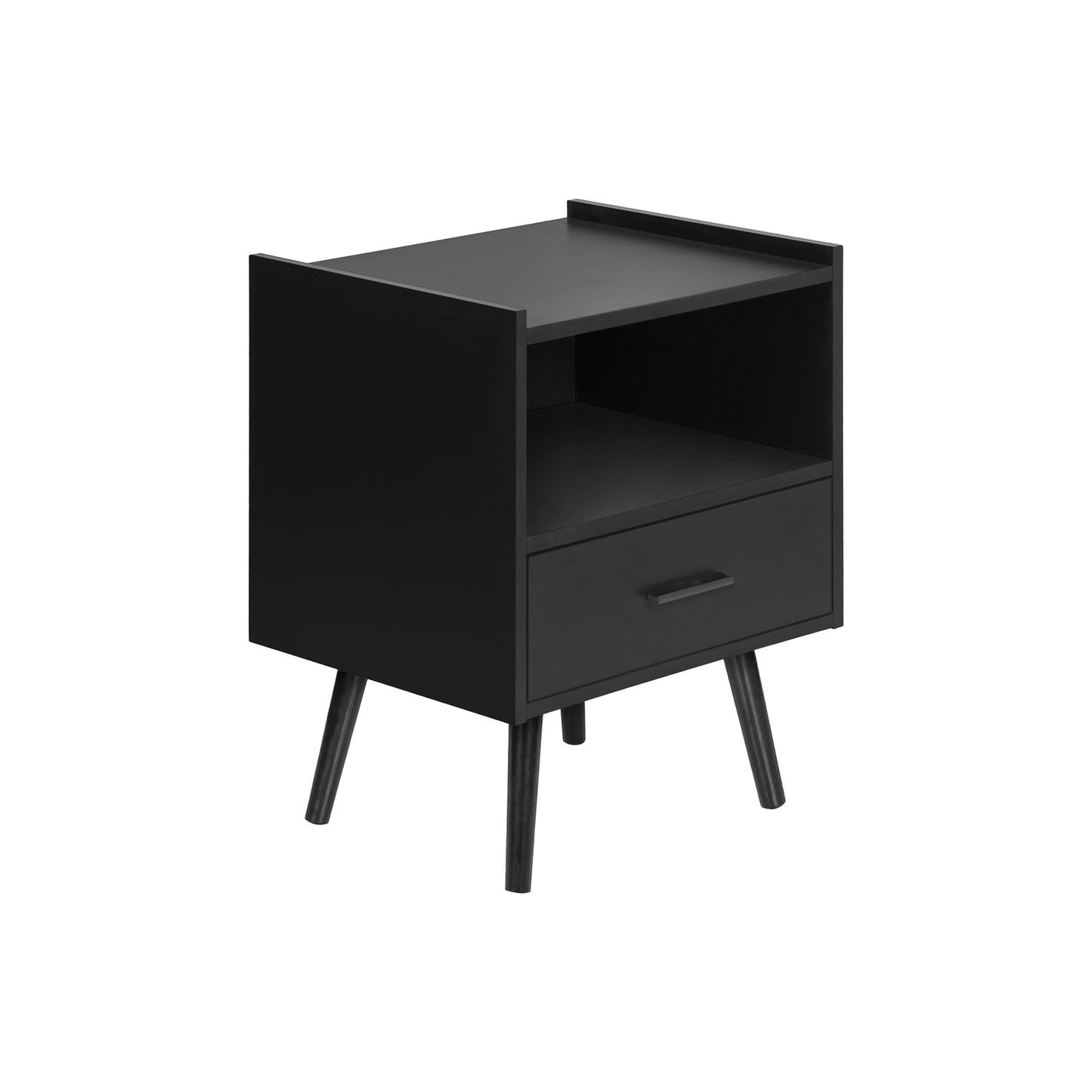 Modern Accent Table With Storage Drawer