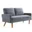 Loveseat Sofa, European Style With Sleek Design, Modern & Vintage Flair, Upholstered 2 Seater Couch
