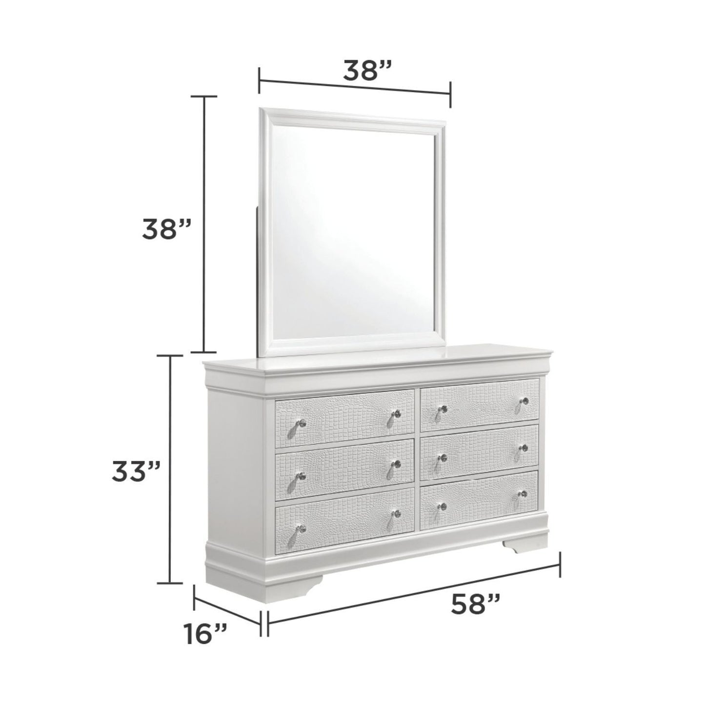 Blaze - 6 Drawer Dresser