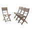 Positano - 4 Piece Foldable Chair - Gray