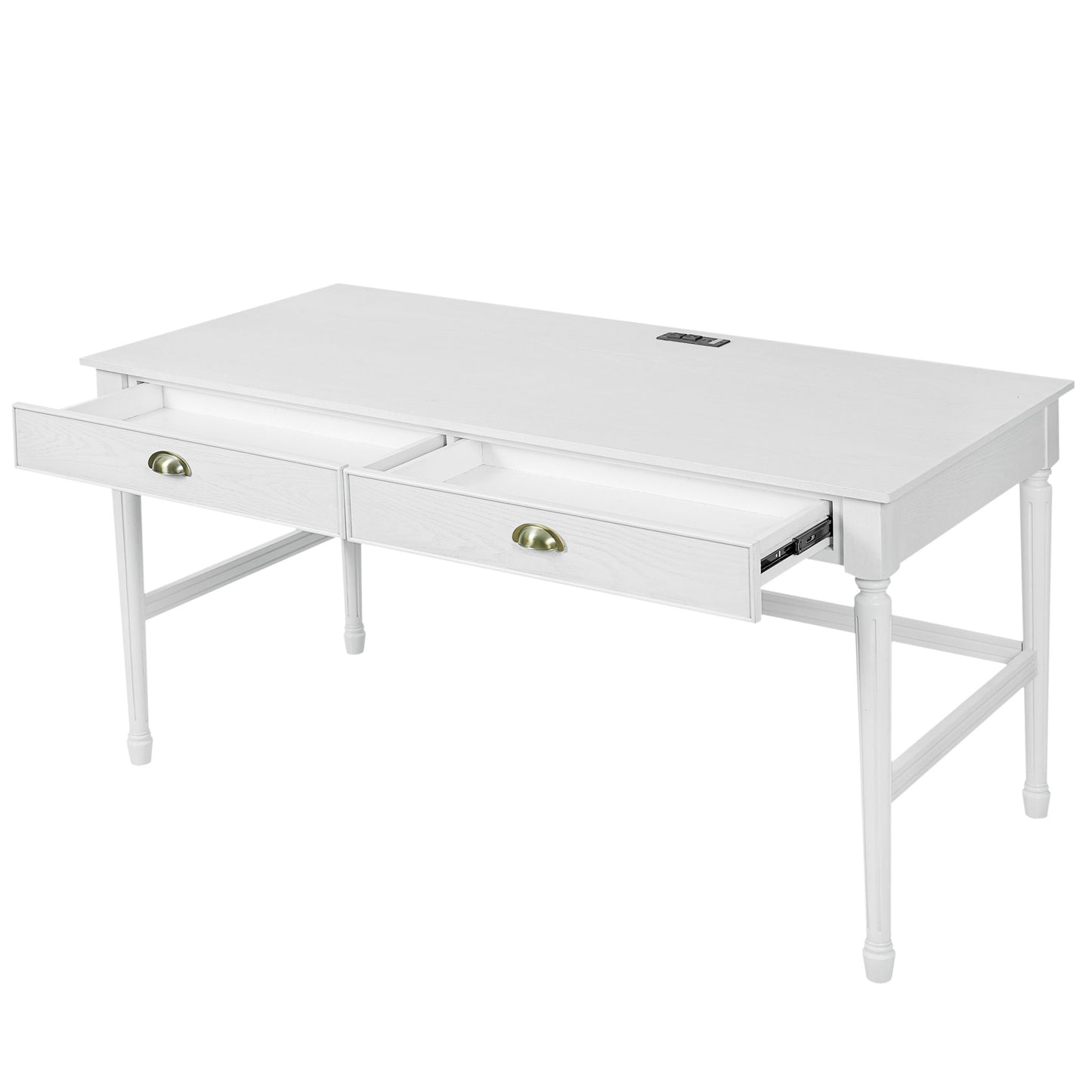 Modern Writing Desk With Drawers For Home Office