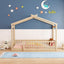 Bed House Bed Frame With Fence