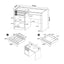 Maxim - 2 Drawer Computer Desk With Lift Top Storage And Power Outlet - Cappuccino