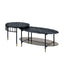 Silas - Engineered Stone Top Nesting Table - Black