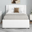 Upholstered Platform Bed With Multifunctional Trundle