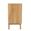 Bathroom Vanity With Ceramic Sink, Freestanding Cabinet - Antique Natural / Brown