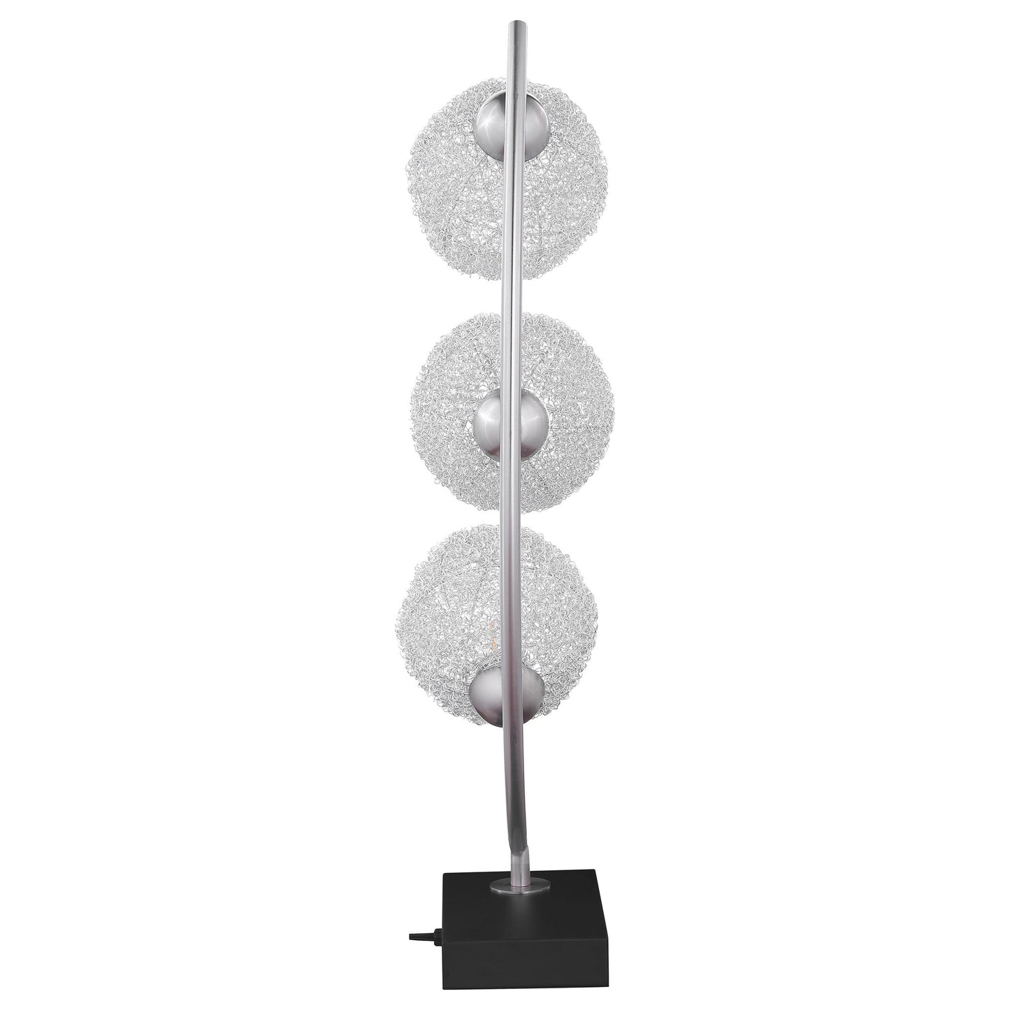 Mcdougal - Spherical Table Lamp With LED Lighting - Black