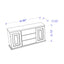Ariya - Buffet With Clear Glass Inlay